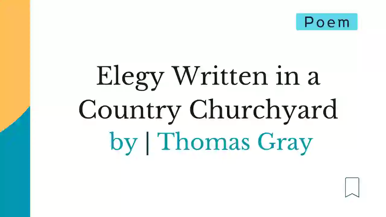 Elegy Written in a Country Churchyard