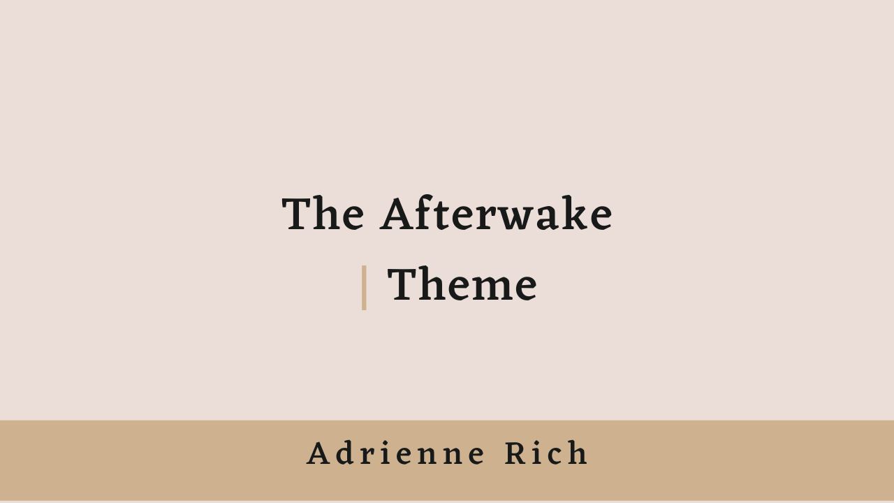The Afterwake Theme