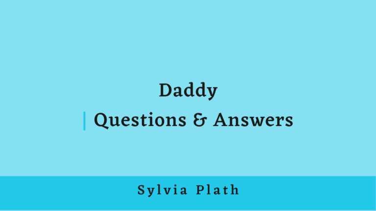 Daddy Questions and Answers