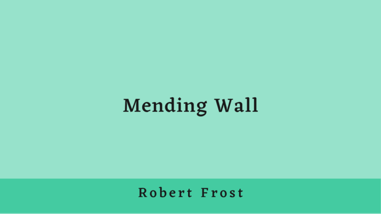 Mending Wall