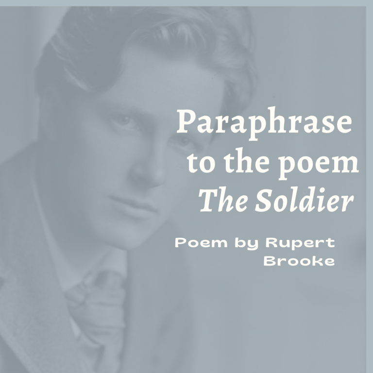 Paraphrase The Soldier