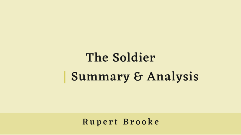 The Soldier Summary and Analysis